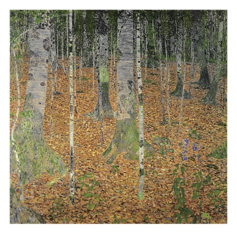 The Birch Wood - Gustav Klimt Painting